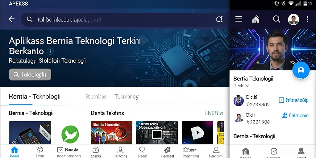 Antarmuka APEK88 dengan berita teknologi terbaru yang informatif.