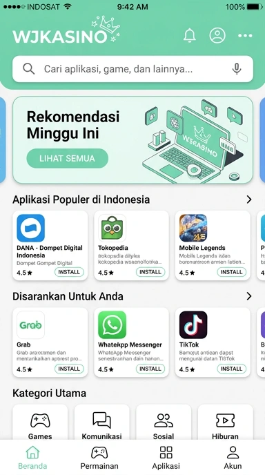 wjkasino — Pusat Akses Aplikasi Populer & Kanal Uji Terpercaya