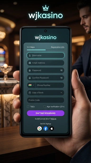 Daftar Akun Baru wjkasino Dalam 5 Menit